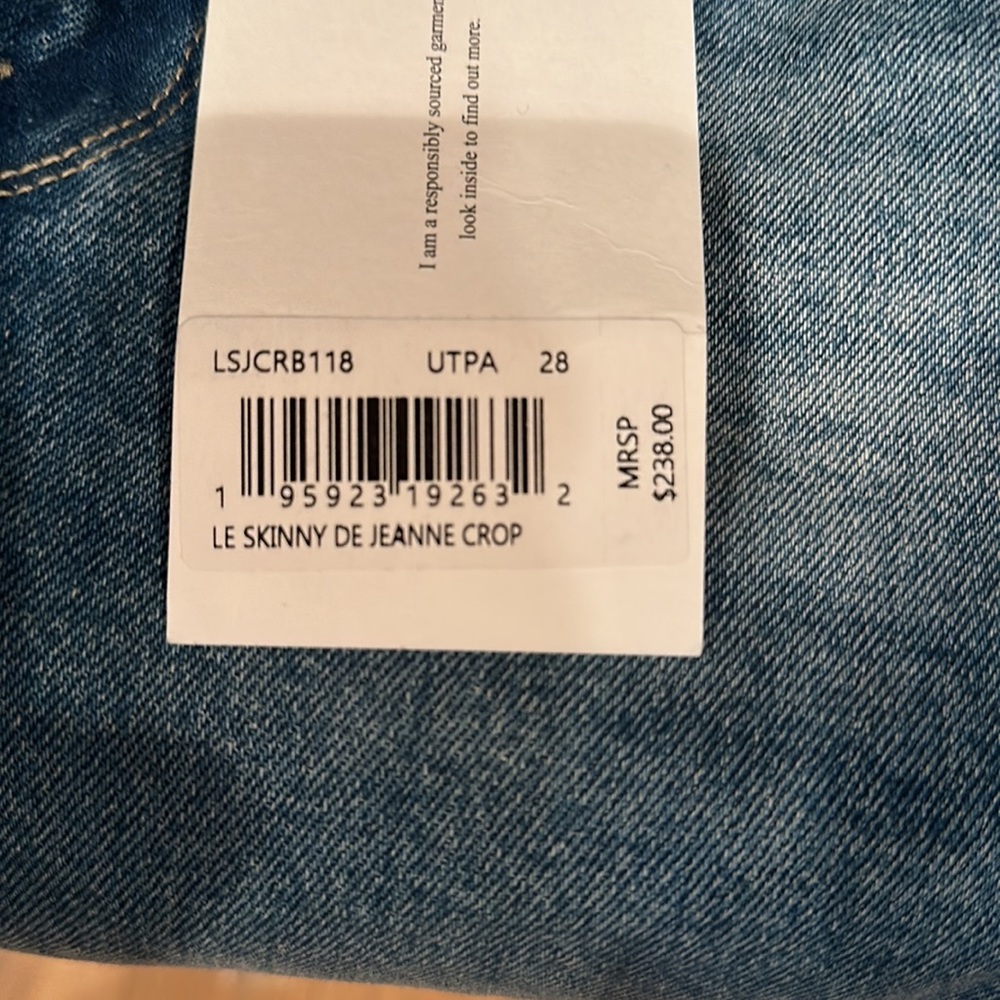 Frame Crop Jeans - Picture 7 of 7